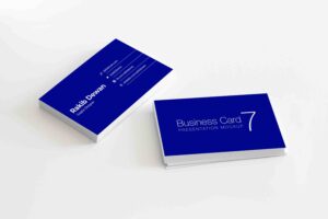 Free business card mockup download