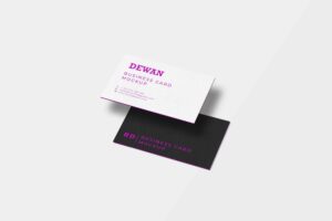 Free Modern Business Card Mockup PSD For Branding 2021