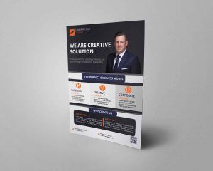 a4 flyer mockup psd free download