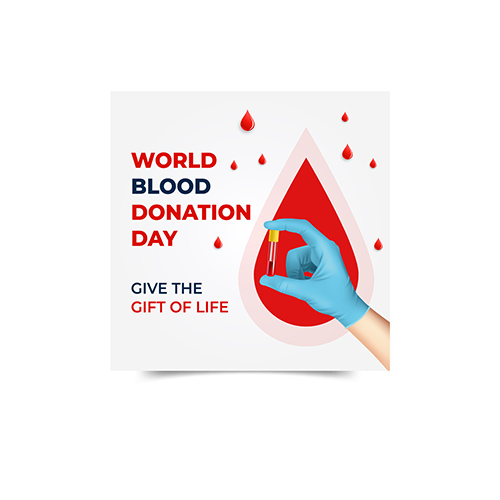 Vector World Blood Donation Day Banner Template